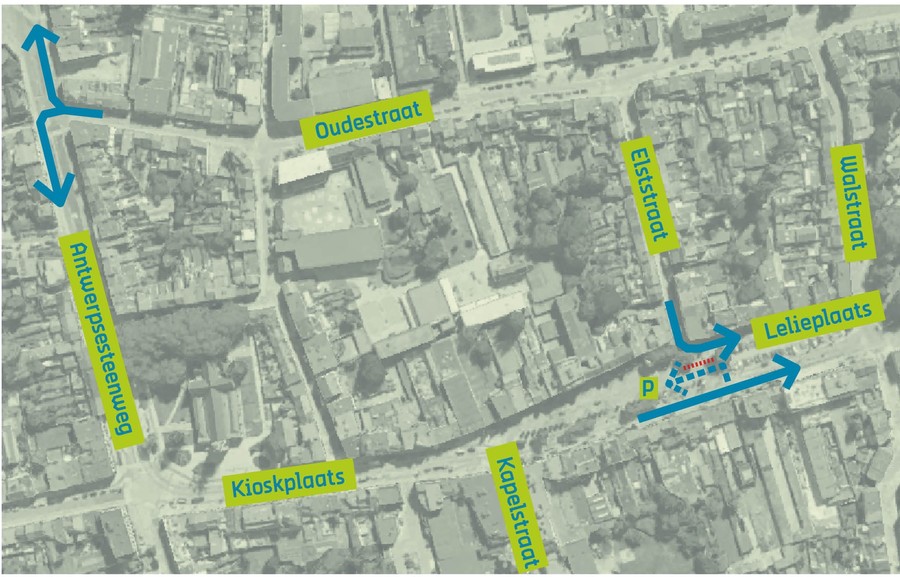 De nieuwe verkeersstromen in de Oudestraat en op de Lelie- en Kioskplaats